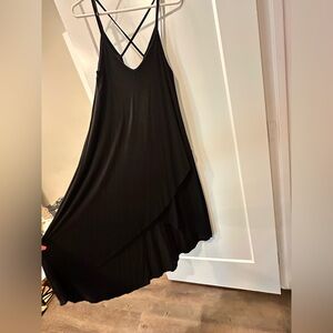Casual Black Sleeveless Dress